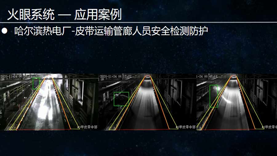火眼系統—皮帶運輸管廊人員安全檢測防護
